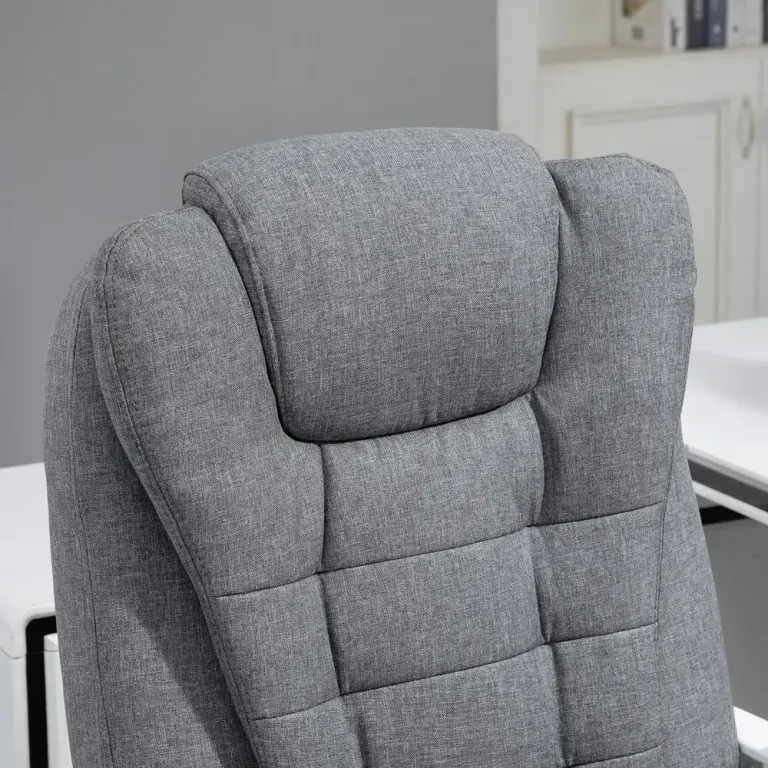 Kontorsstol med Massage- och Värmefunktion Fällbart Ergonomisk