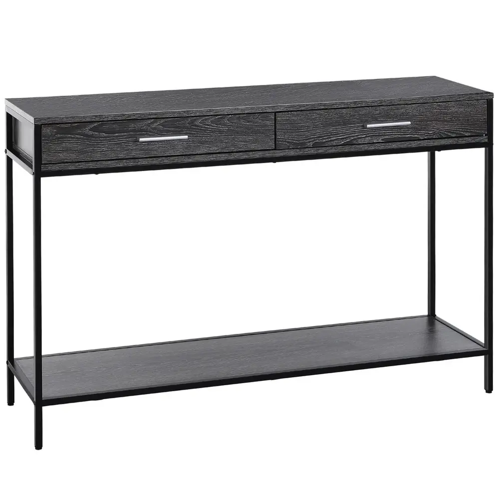 Smalt Konsolbord 2 Lådor Elegant 120 x 30 x 81,5 Cm