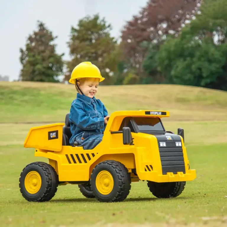 Elektrisk Barngrävmaskin Dumper Elbil Caterpillar