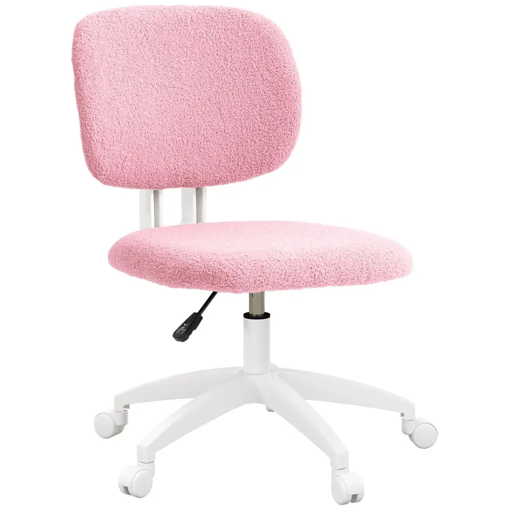 Kontorsstol Rosa av Sammet och Metall