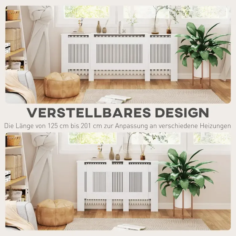 Justerbart Elementskydd med Hylla 125 Längd