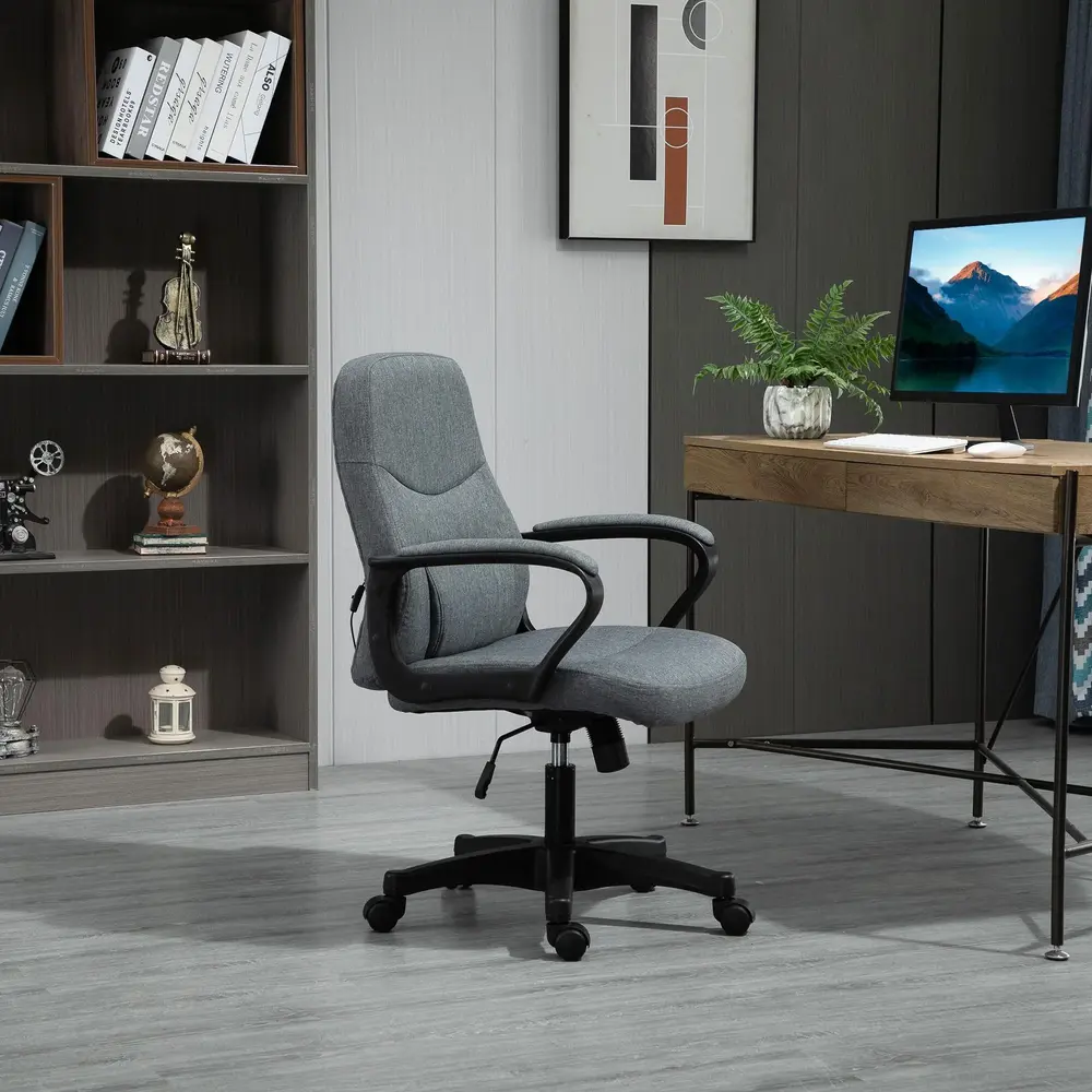 Ergonomisk Kontorsstol med Massage Skrivbordsstol med Hög