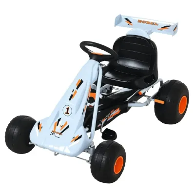 Go-Kart Pedalbil med Handbroms Säte Pedal Växel Framåt