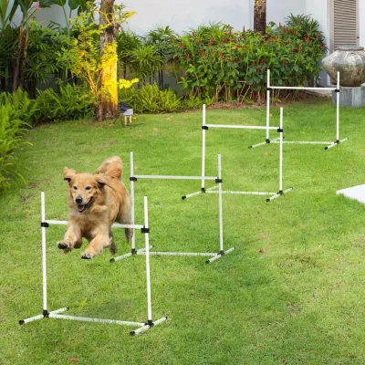 Agility Häckset Hundträning 4 Häck 99 x 65 x 94 cm