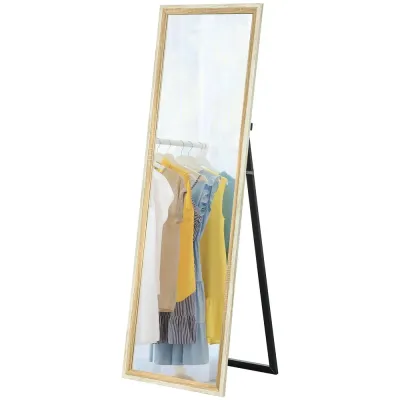 Fullängdsspegel med MDF-Ram och Splittersäker 162,6x53,3 cm