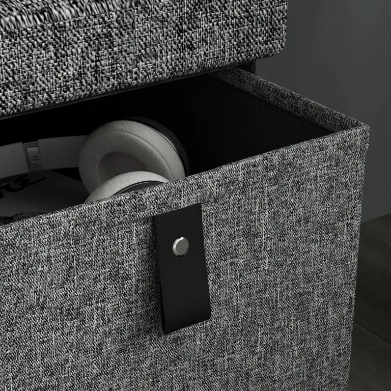 Skobänk Sittbänk med Skoförvaring och Dyna för Entré