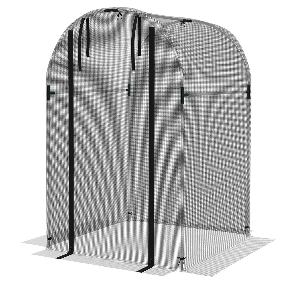 Insektsskyddsnät Trädgårdsnät Svart av HDPE 1,2 x 1,2 M