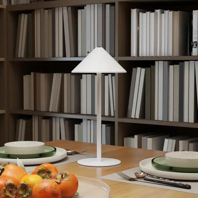 LED Bordslampa med USB-Kabel Touch Switch Batteridriven Pekkontroll