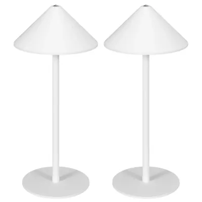LED Bordslampa med USB-Kabel Touch Switch Batteridriven Pekkontroll