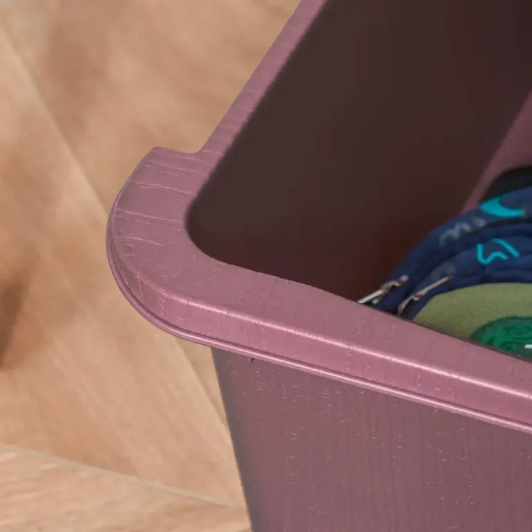 Leksaksförvaring 3 Lådor Söt Byrå Förvaringslådor Rosa