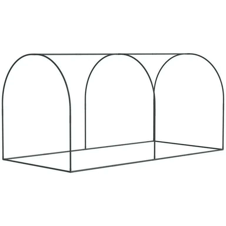 Litet Växthus för Vägg Kompakt Drivhus i 249 x 120 cm
