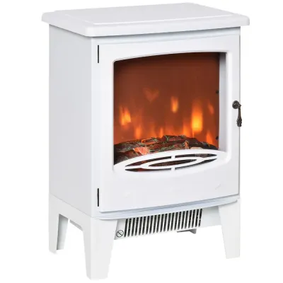 Elektrisk Kamin med LED-Eld Värmare 39 x 26 x 54,8 Cm