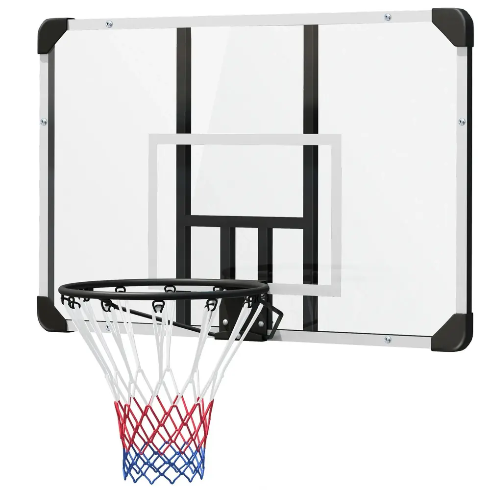 Basketkorg för Väggmontering med Bakplanka Vit