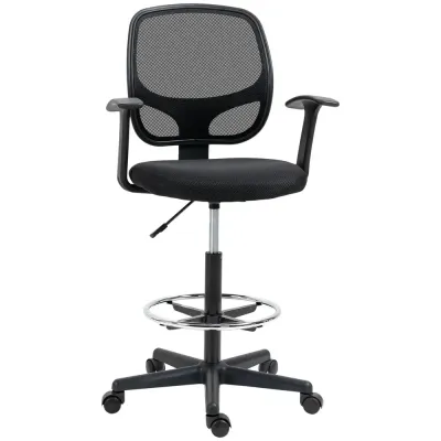 Ergonomisk Ritstol med Fotring Höj- 60 x 56 x 110-132 cm