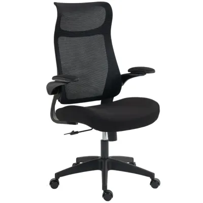 Ergonomisk Kontorsstol med 3d-Armstöd Meshrygg S-Format