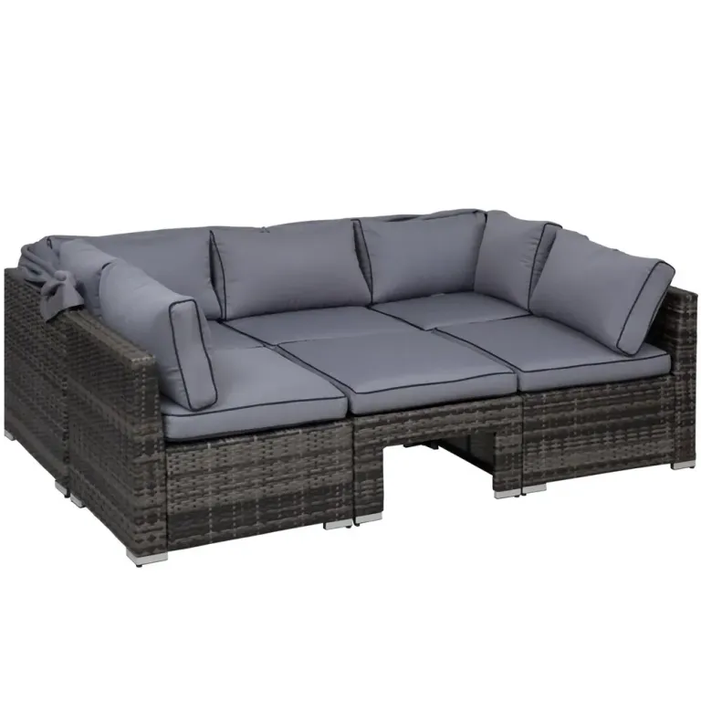 Loungeset Rotting Sittgrupp 215 x 75 x 64 Cm