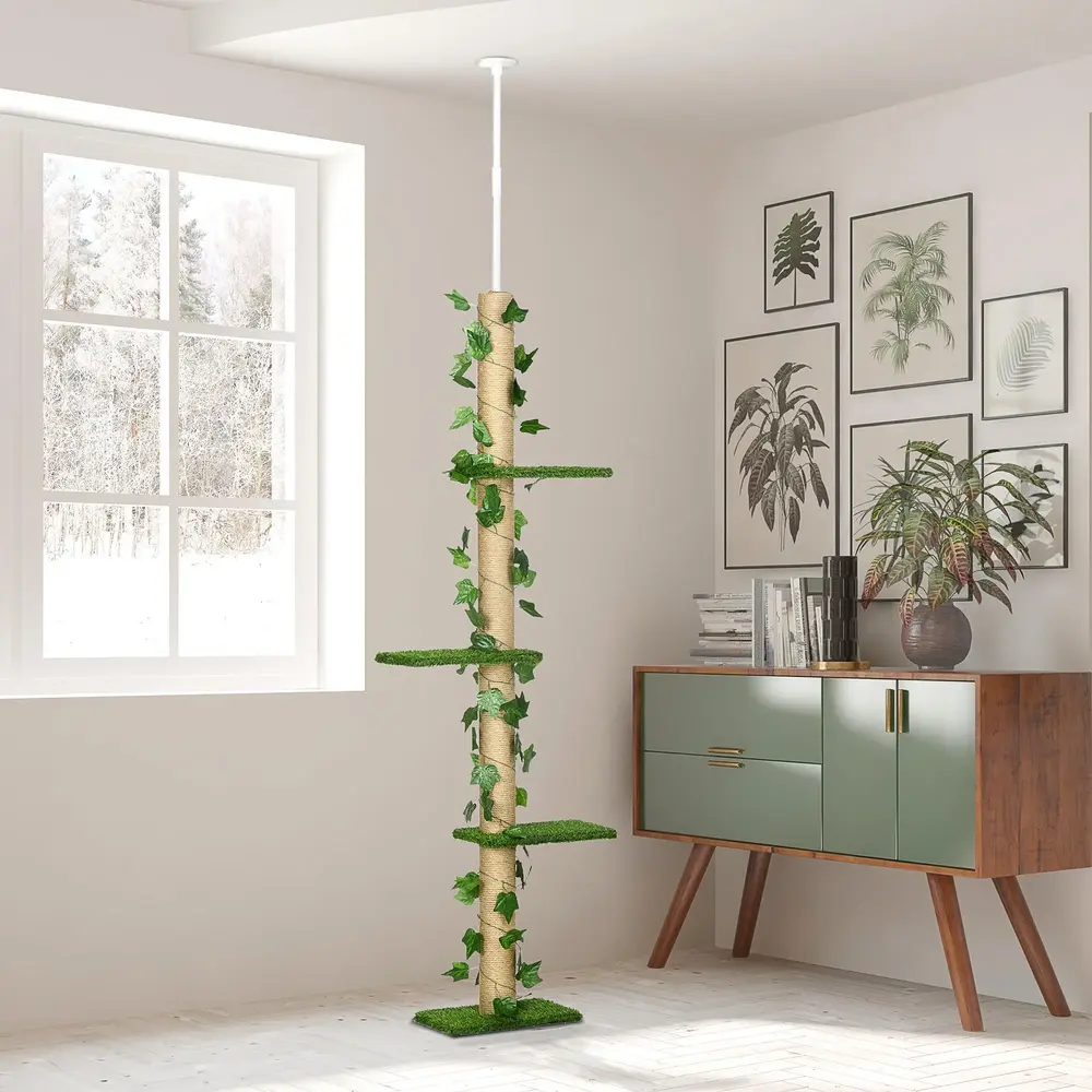 Takhögt Klösträd Justerbart 202-242 cm Grön
