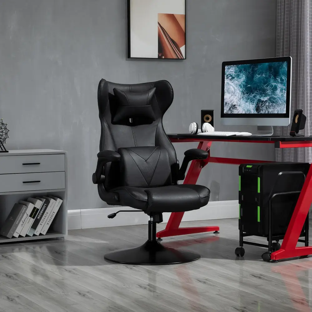 Ergonomisk Gamingstol med Gungfunktion Kontorsstol i