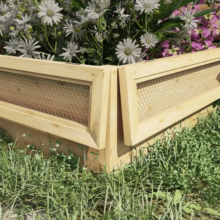 Odlingsbänk Odlingslåda Natur av Trä 183 x 98,5 x 95 cm