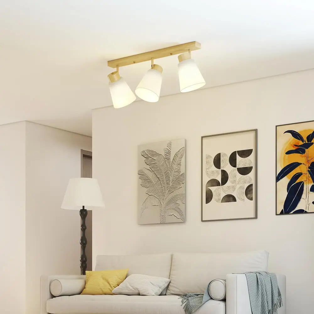 Taklampa LED 40W Taklampa med Dubbel Montering och 90°