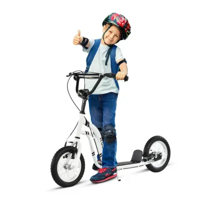 Sparkcykel för Barn med 12-Tums Lufthjul, Vit