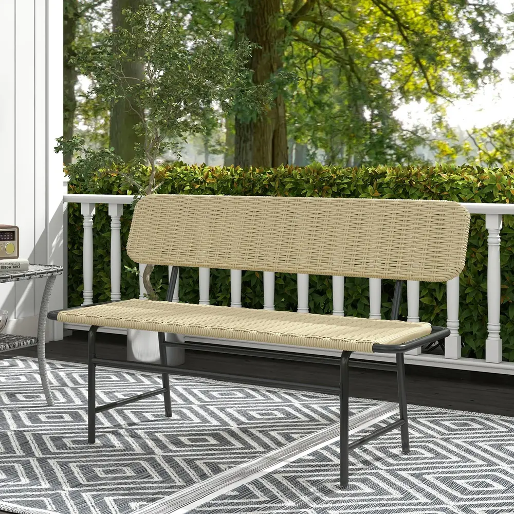 Trädgårdsbord Balkongbord Grå av Stål 145 x 85 Cm