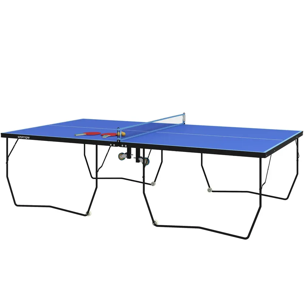 Bordtennisbord Pingisbord Blå av Stål 274 x 152,5 x 76 Cm
