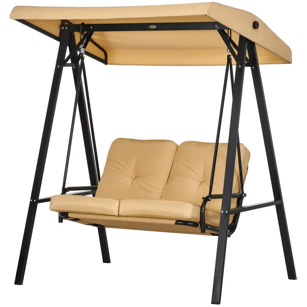 Hammock Trädgårdsgunga 3-Sits Beige av 138 x 106 x 174 Cm
