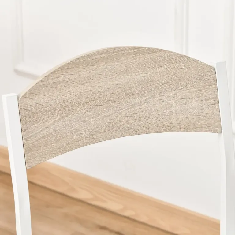 Matgrupp 5 Delar med Matbord och 4 Stolar, Grå Personer