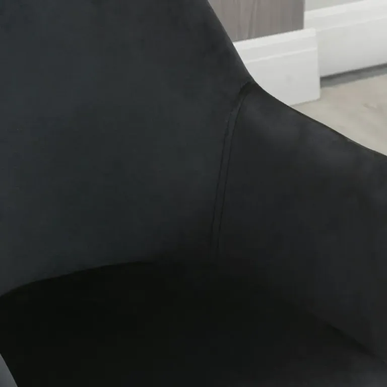 Matsalsstolar Köksstolar Svart av Polyester Matstolar Pack Modern