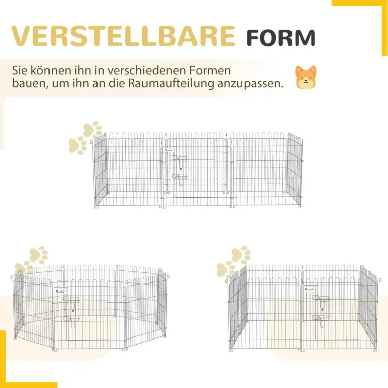 Valphage Hundhage Hopfällbar Rastgård 63 x 60 Cm