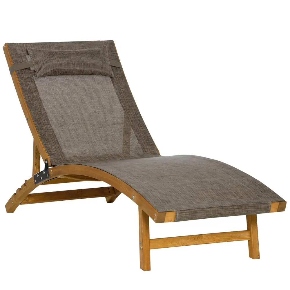 Solstol med Dyna Trädgårdsstol 182 x 64 x 71 Cm