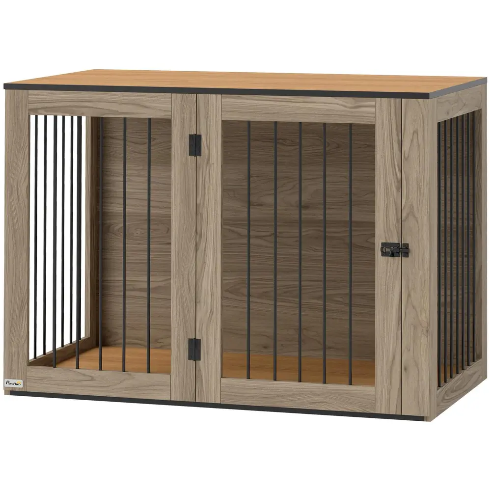 Hundkoja Hundbursmöbler Inomhusbur Ek 106 x 60 x 76 Cm