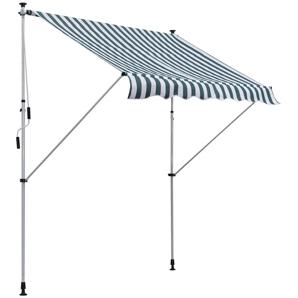 Vikarmsmarkis Klämmarkis Fällarm Handvev 200 x 150 Cm
