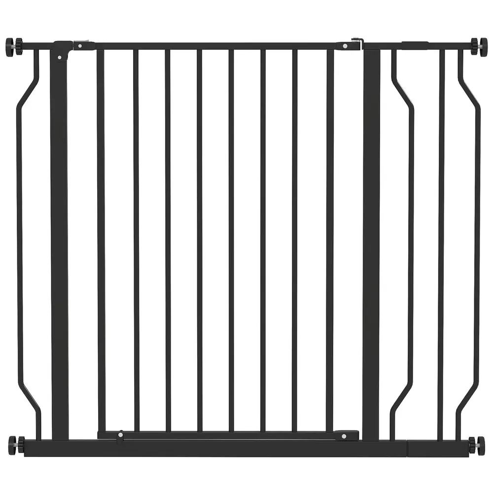 Hundbarriär Klämfäste Justerbar Längd Stål/ABS 75-95 x
