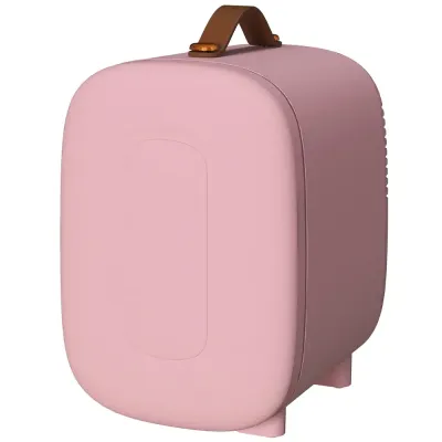Mini Skönhetskyl 4 l Kapacitet Rosa Kylskåp