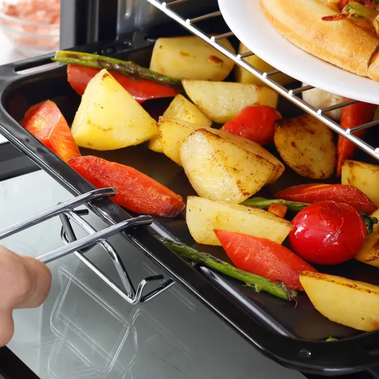 Miniugn Bordsugn med Grillgaller Svart av Rostfritt Stål Kompakt