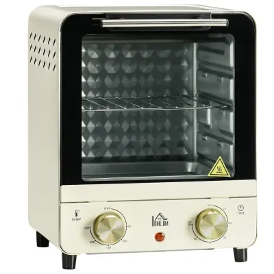 Minugn med Varmluft 15 l Kompakt Bordsugn med Timer Miniugn Pizzaugn