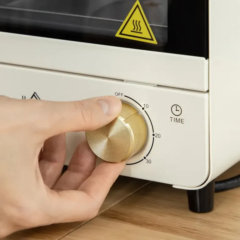 Minugn med Varmluft 15 l Kompakt Bordsugn med Timer Miniugn Pizzaugn