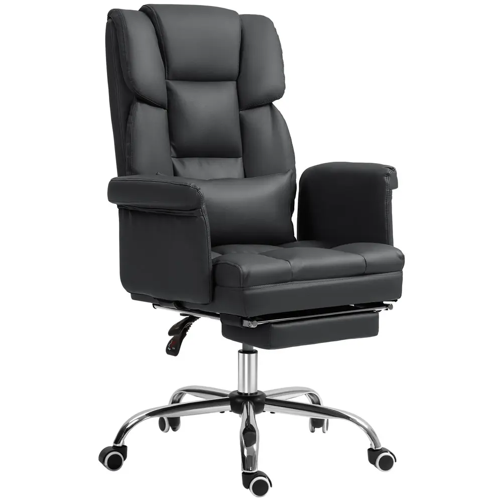 Ergonomisk Kontorsstol Höjdjusterbar Lutande 48–56 Cm