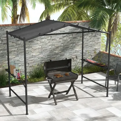 Bbq-tält med Grilltak Sidofickor 277 x 149 x 230 cm