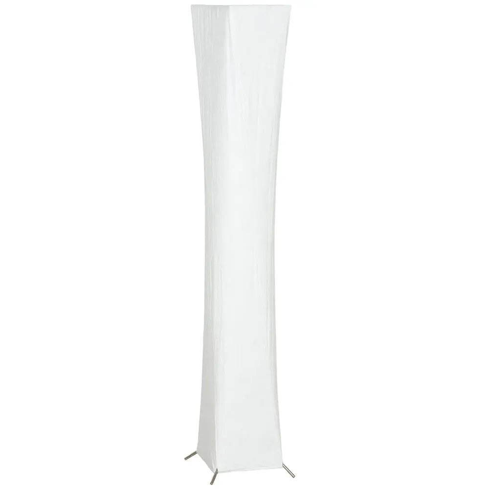 Golvlampa Papper Vit Papper och Metall Lampa
