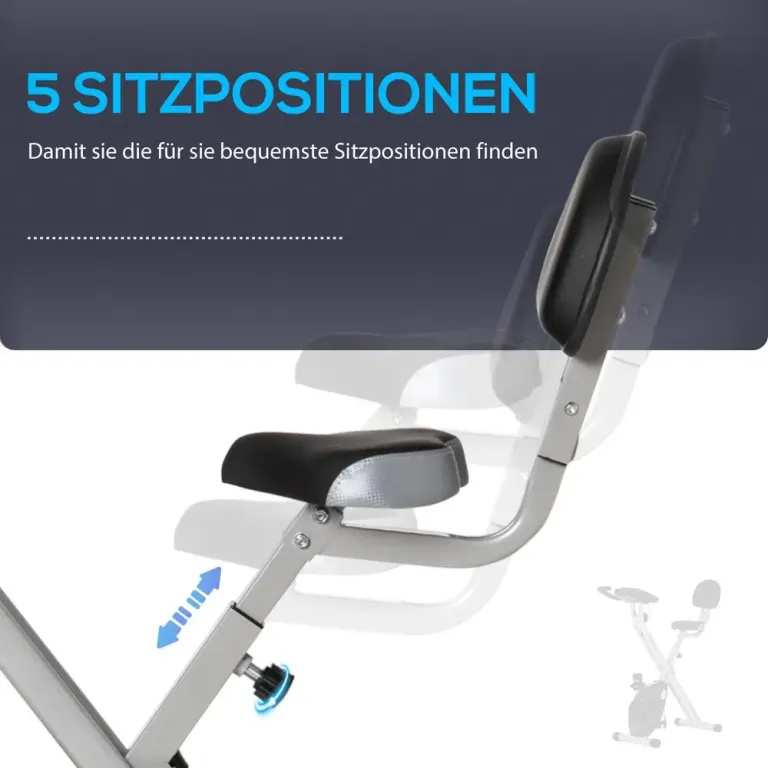 Motionscykel F-Bike Cykeltränare 8 Nivåer Sittande Magnetiskt