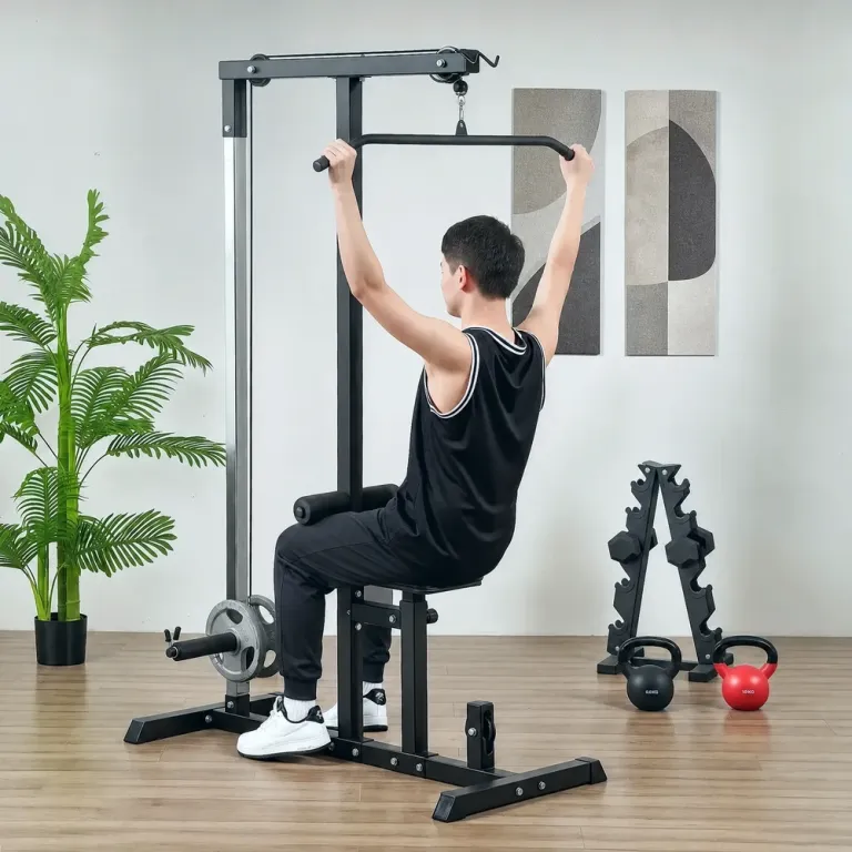 Multigym med Justerbar Sits och Kabeldrag Kraftstation Hemmagym