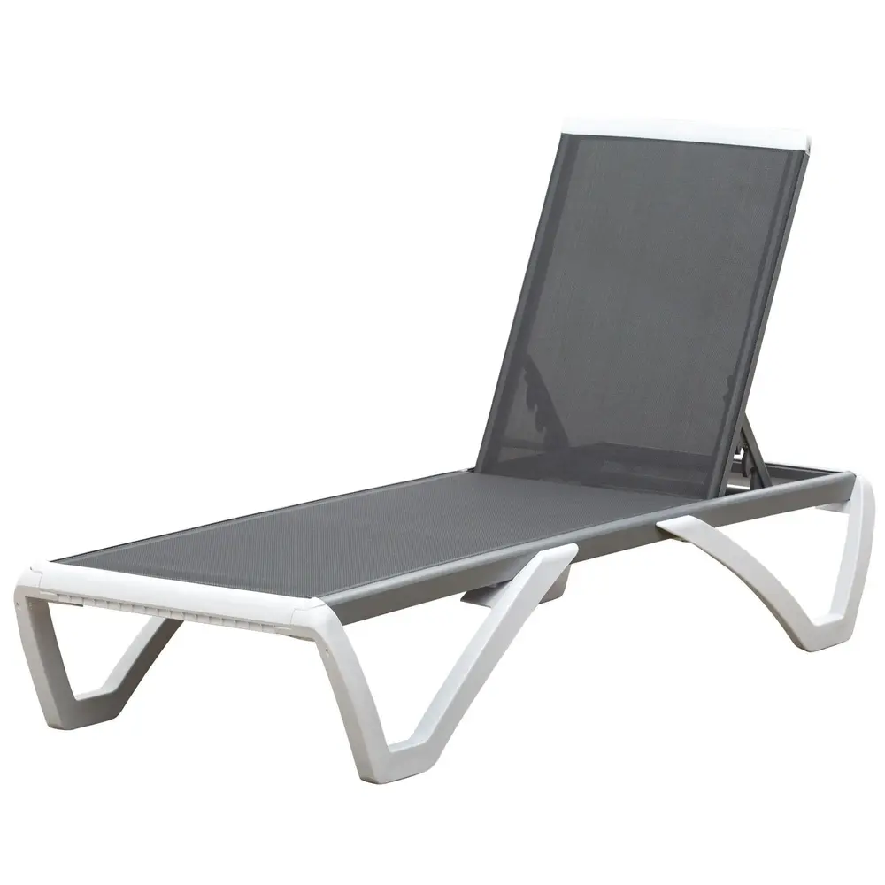 Ergonomisk Solsäng i Aluminium 170 x 67,5 x 95 Cm