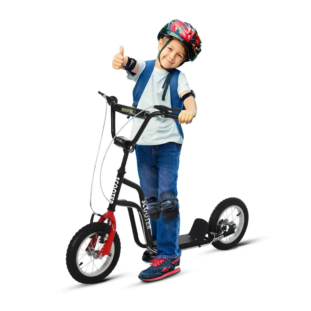 Sparkcykel med Luftdäck för Barn 120 x 58 x 75-80 Cm