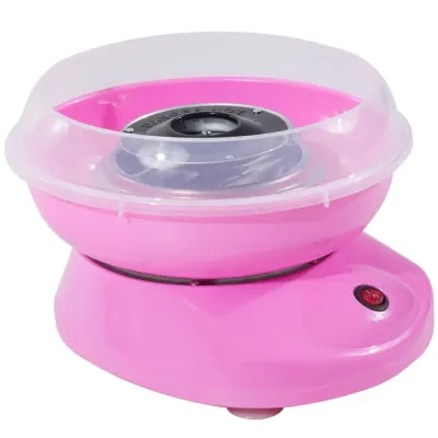 Sockervaddsmaskin Candy Floss Maskin för Fester, Rosa