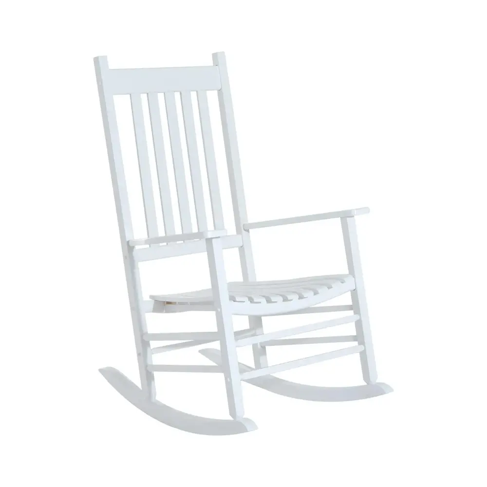 Gungstol Trä med Armstöd Relaxstol 69 x 86 x 115 Cm