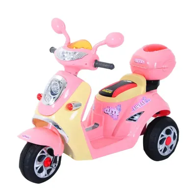 Elmotorcykel för Barn Elbil Trehjuling 108 x 51 x 75 Cm