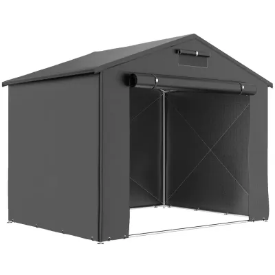 Tältgarage för Motorcykel i Slitstark PE 250 x 180 cm